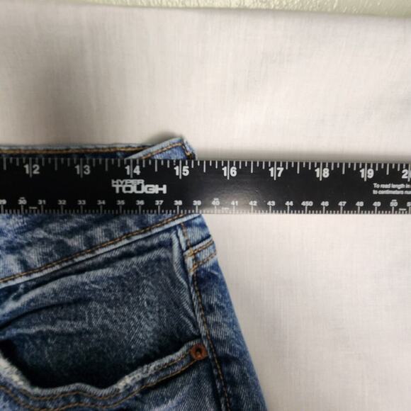Old Navy Extra High Rise Sky Hi Wide Leg Jeans Size 10 - Picture 3 of 5